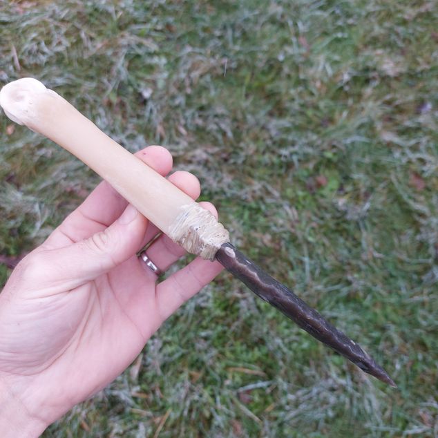 Pazourkový nůž – Dýka Jelení kost – obrázek 3 z 5