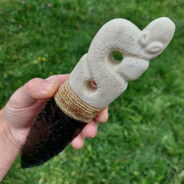 Pazourkový nůž – Dýka z Anatolie – obrázek 4 z 8