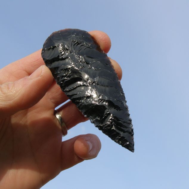 Pazourkový nůž – Obsidiánový nůž – obrázek 7 z 7
