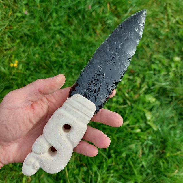 Pazourkový nůž – Dýka z Anatolie – obrázek 7 z 8