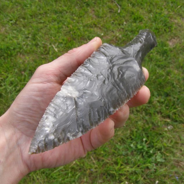 Pazourkový nůž – Severská dýka 38 – obrázek 8 z 9