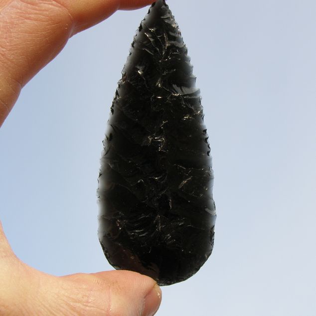 Pazourkový nůž – Obsidiánový nůž – obrázek 4 z 7