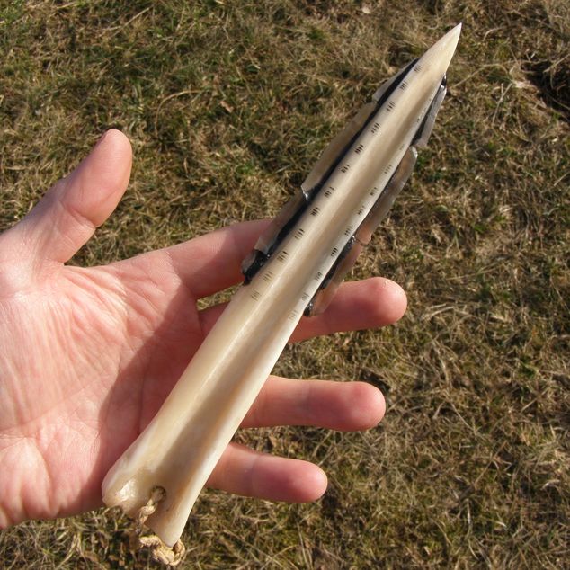 Pazourkový nůž – Mezolitická dýka 2 – obrázek 6 z 7