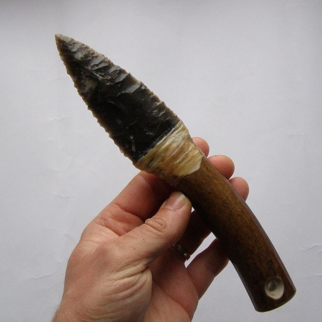 Pazourkový nůž – Sobí paroh – obrázek 3 z 4