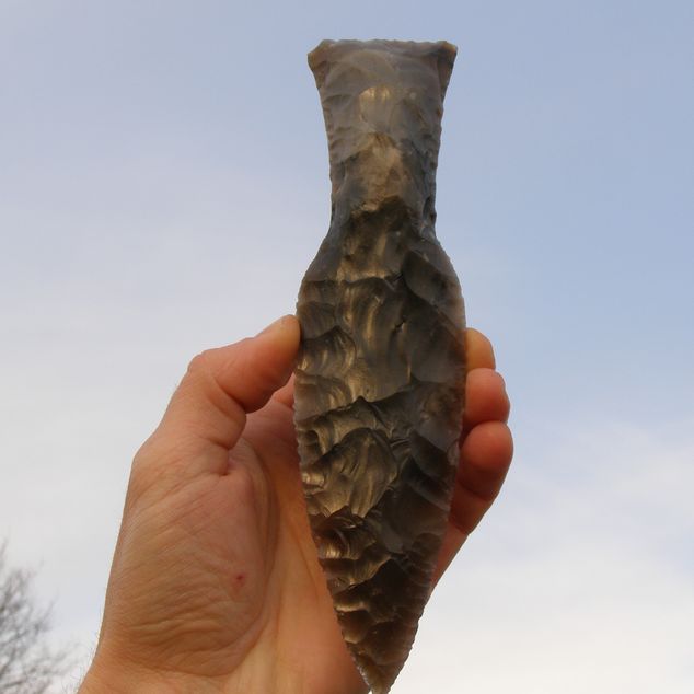 Pazourkový nůž – Dýka z Litoměřic – obrázek 6 z 6
