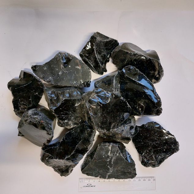 Výukový set – Surovina černý obsidián 4 kg – obrázek 6 z 6