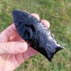paleoindiánský hrot z obsidiánu