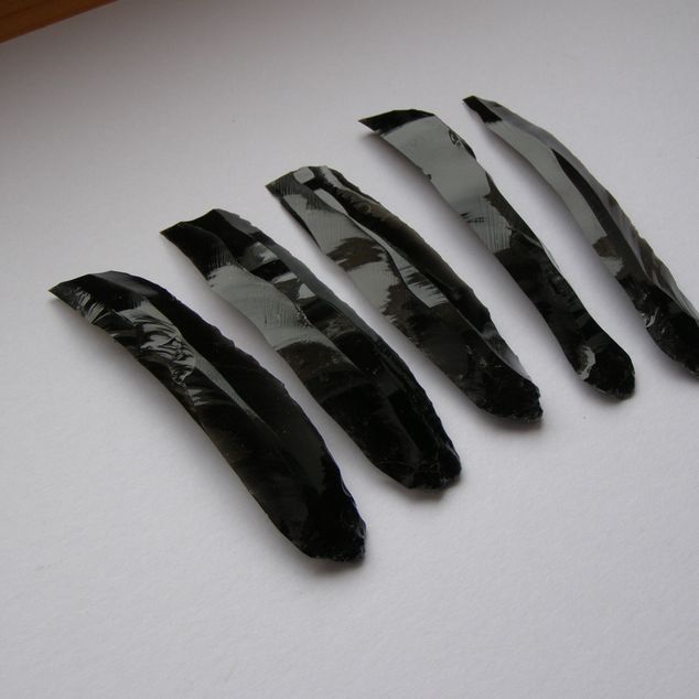 Výukový set – Sada 5 obsidiánových čepelí – obrázek 10 z 10